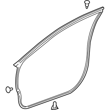 Toyota 67862-07020 WEATHERSTRIP, Fr Doo