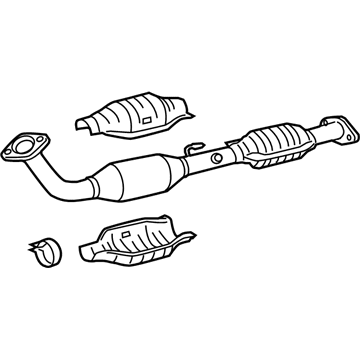 Toyota 17410-0C100 Converter & Pipe