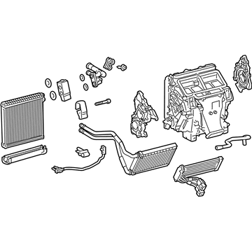 Toyota 87050-60580 Evaporator Assembly