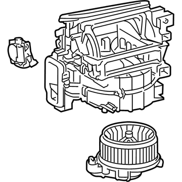 Toyota 87130-60680 Blower Assembly