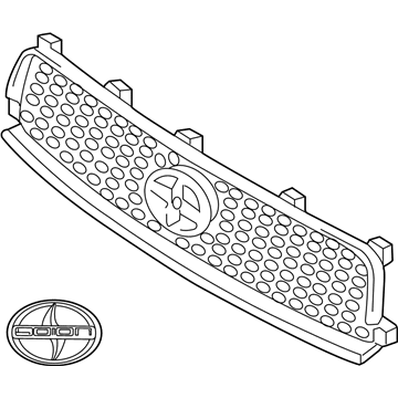 Toyota 53101-21900 Grille Sub-Assembly, Rad