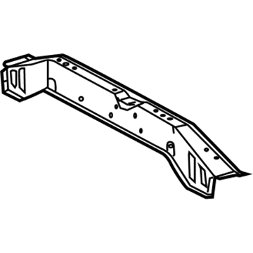 Toyota 57661-47010 Member, Rear Floor Cross, Front