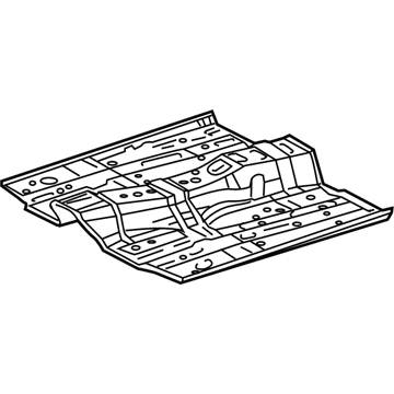 Toyota 58111-47901 Pan, Front Floor