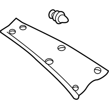 Toyota 62470-02010-E0 Upper Quarter Trim, Inner Passenger Side