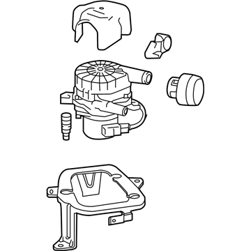 Toyota 17600-0C040 Pump Assembly, Air W/BRA