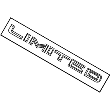 Toyota 75443-07070 Luggage Compartment Door Plate, No.3