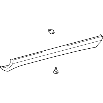 Toyota 75852-AA020 Moulding, Rocker Panel, LH