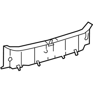 Toyota 58387-02211 Plate, Rear Floor Finish