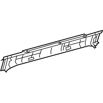 Toyota 64271-02180-C0 Partition Panel