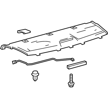 Toyota 64330-02A50-C0 Package Tray Trim