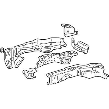 Toyota 57101-42020 Lower Rail