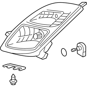 Toyota 81145-47110 Passenger Side Headlight Unit Assembly