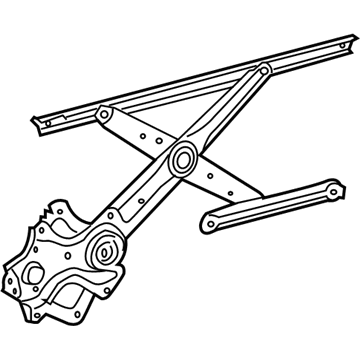 2011 Toyota Venza Window Regulator - 69801-0T010