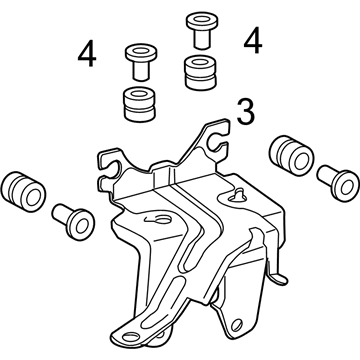 Toyota 44590-52200 Bracket Assy, Brake Actuator