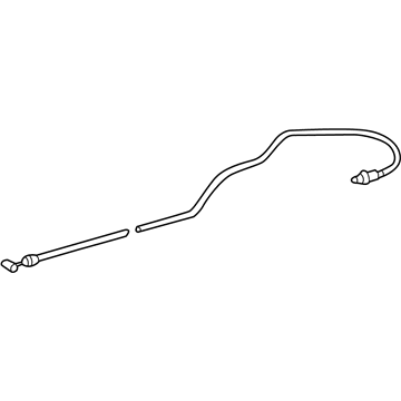 Toyota Corolla Fuel Door Release Cable - 77035-02020