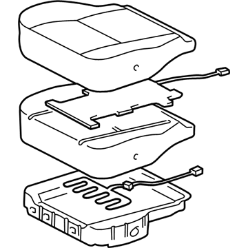Toyota Sequoia Seat Cushion - 71410-0C120-E0