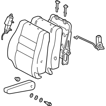 Toyota 71430-0C120-B0 Back Assembly, Front Seat, RH