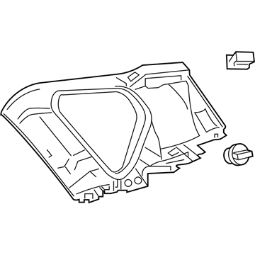 Toyota 62470-12250-B0 Upper Quarter Trim