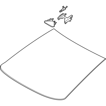 Toyota 56101-42994 GLASS SUB-ASSY, WIND