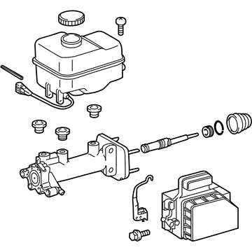 Toyota 47025-04190 Brake Master Cylinder Sub-Assembly