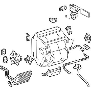 Toyota 87050-08030 Evaporator Assembly, Front