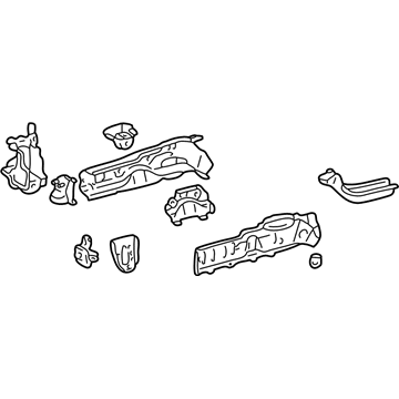 Toyota 57102-47030 Sidemember Assembly