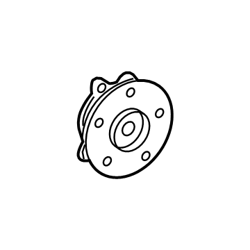 Toyota 43550-06010 Bearing And Hub Assembly