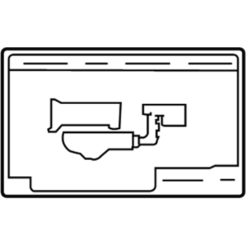 Toyota 17792-28150 Info Label