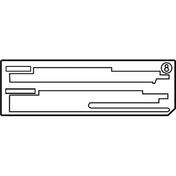 Toyota 42661-AA031 Tire Info Label