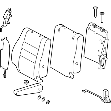 Toyota 71430-0C190-B1 Back Assembly, Front Seat