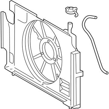 Toyota 16711-21150 Fan Shroud