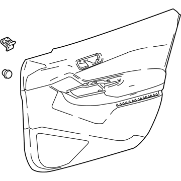 Toyota 67610-10A00-B0 Panel Assembly, Fr Door