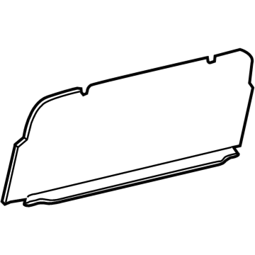 Toyota 64717-02080-C0 Cover, Luggage Compartment Trim, Front