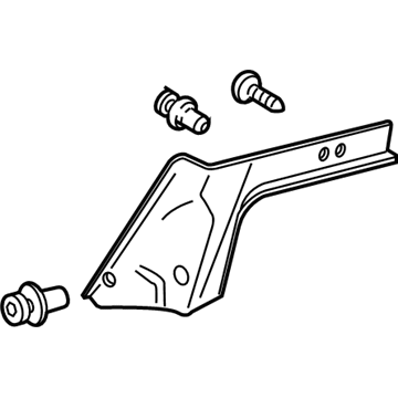 Toyota 64271-02071-B1 Board, Room Partition, RH