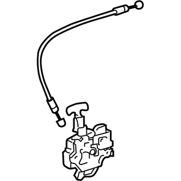 Toyota 64600-06041 Lock Assembly