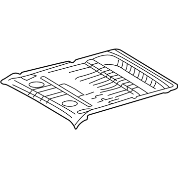 Toyota 58311-42902 Pan, Rear Floor