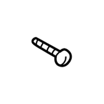 Toyota 90164-40046 Coat Hook Screw