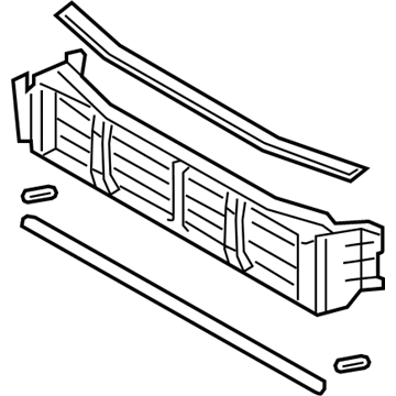 Toyota 53019-06021 Shutter Assembly