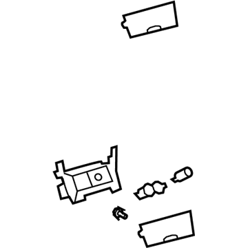 Toyota 55440-12160 Box Assembly, Instrument