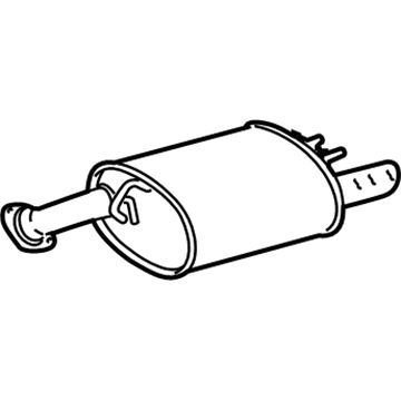 Toyota 17440-0P142 Muffler