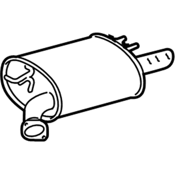 Toyota 17430-0P492 Muffler