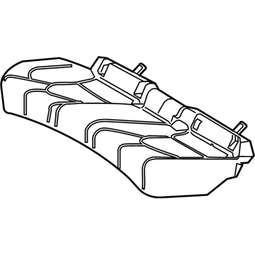 Toyota 71503-07061 Pad Sub-Assembly, Rr Sea