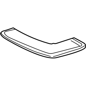 Toyota 63318-02040-E0 Moulding, Sun Roof Opening Trim