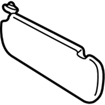 Toyota 74310-02B20-B0 Sunvisor