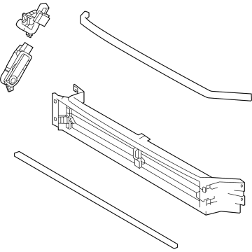 Toyota 53180-42051 Shutter Assembly