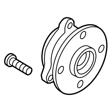 Toyota 43502-WB004 Front Hub & Bearing