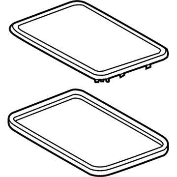 Toyota 63201-08021 Glass Sub-Assembly, SLID