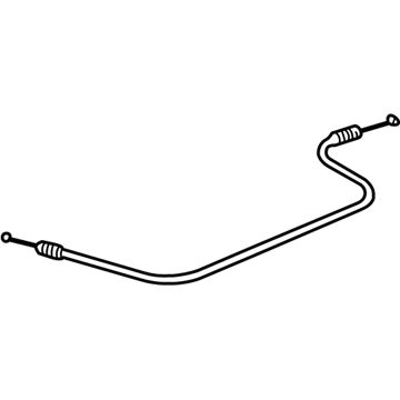 Toyota 53630-02020 Cable Assy, Hood Lock Control