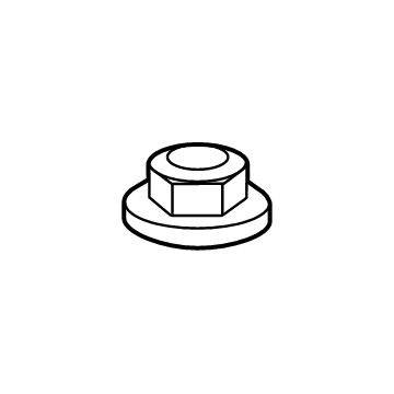 Toyota 90069-33036 Knee Air Bag Nut