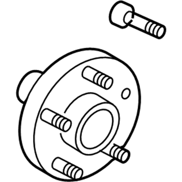 Toyota 42410-0E050 Rear Axle Bearing And Hub Assembly, Right